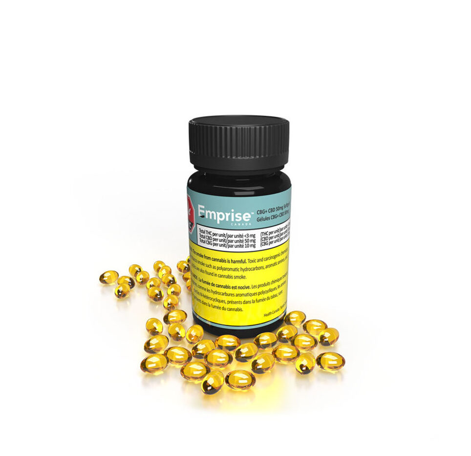 Emprise 50mg CBG CBD Softgels AU
